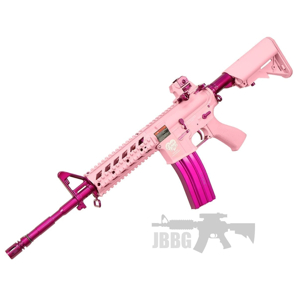 Femme Fatale FF15 Pink Raider M4 RIS AEG Airsoft Gun – Limited Edition