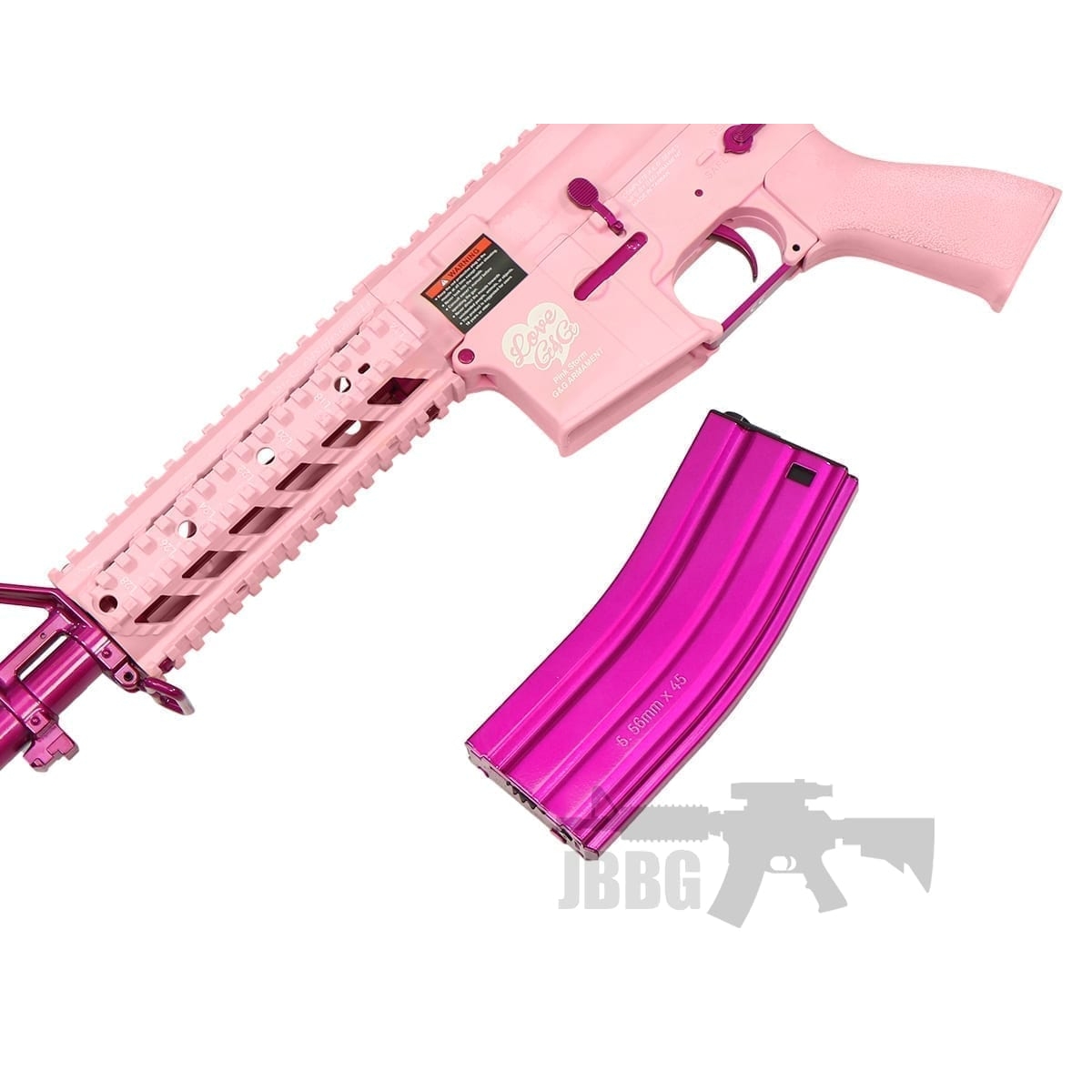 Femme Fatale FF15 Pink Raider M4 RIS AEG Airsoft Gun – Limited Edition