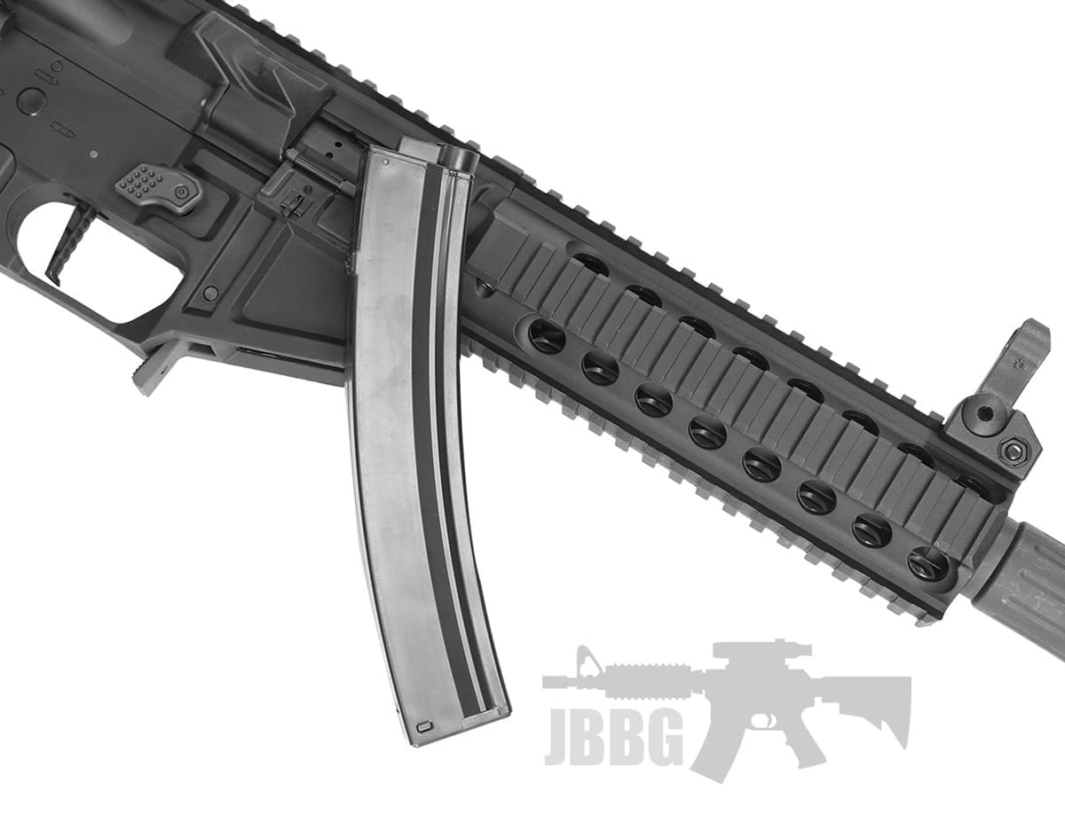 King Arms PDW 9mm SBR Long Airsoft AEG Rifle