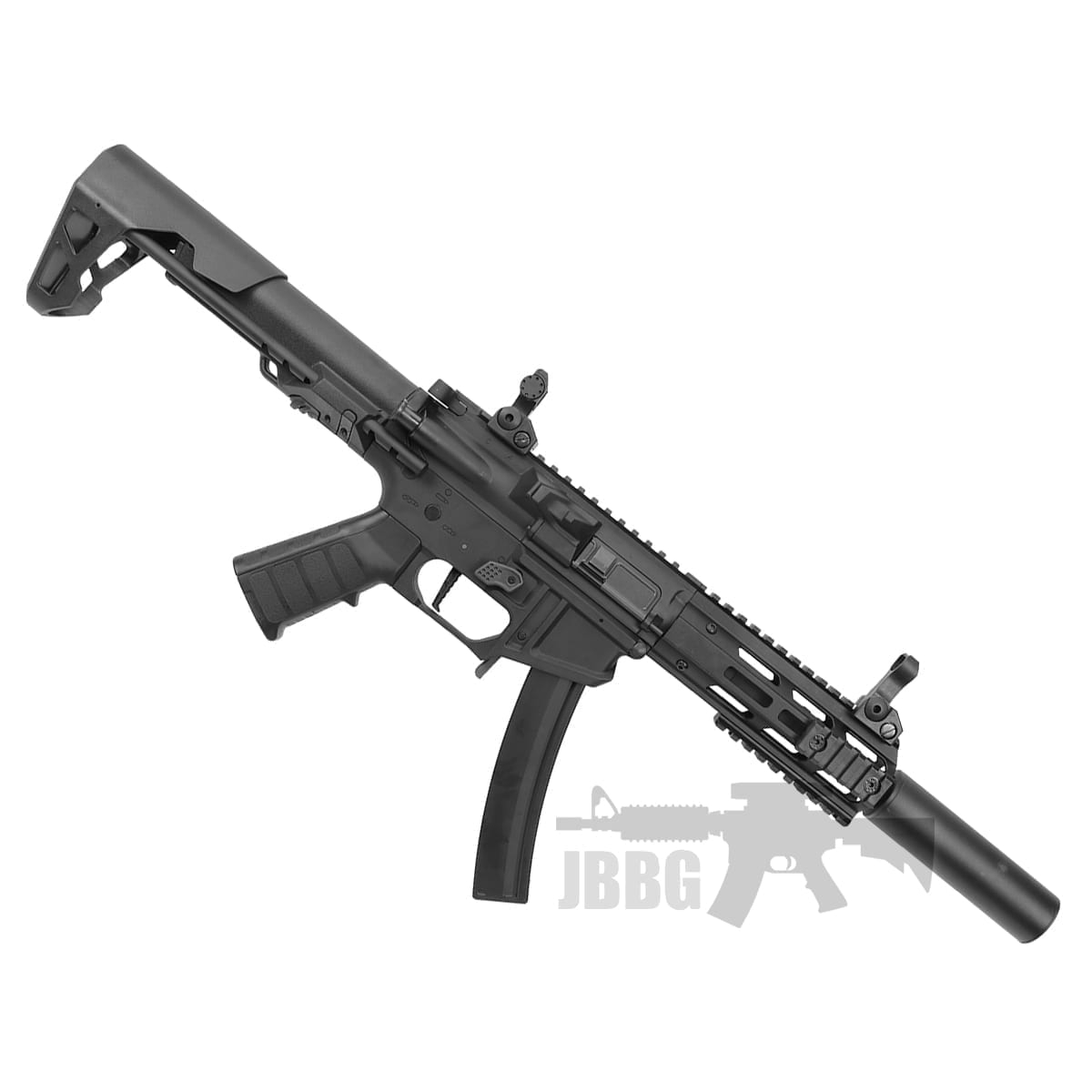 King Arms PDW 9mm SBR Airsoft AEG Rifle