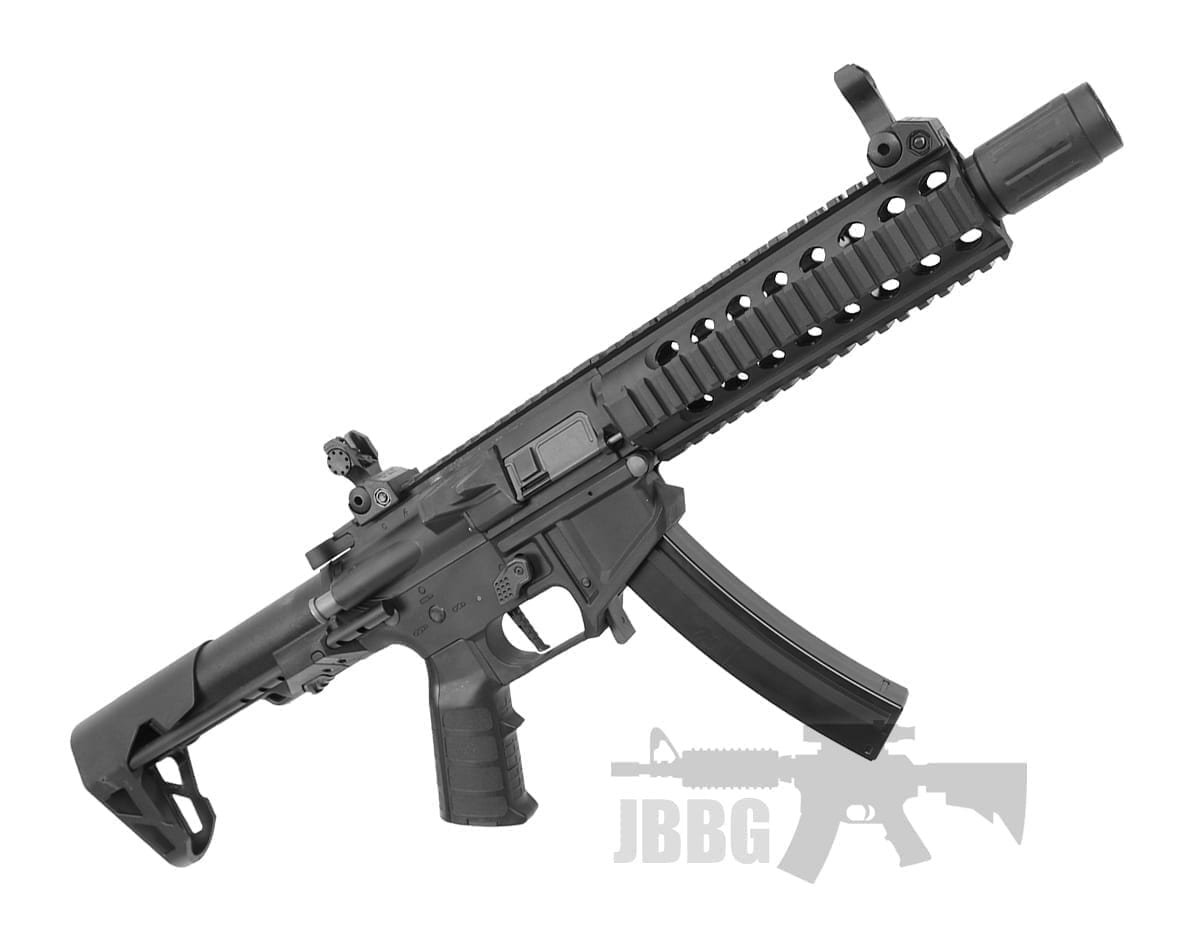 King Arms PDW 9mm SBR Long Airsoft AEG Rifle