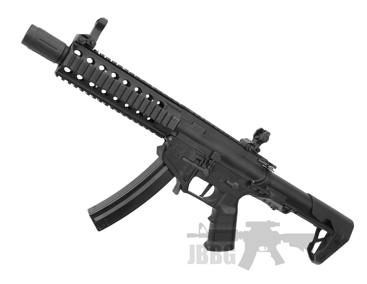 King Arms PDW 9mm SBR Long Airsoft AEG Rifle