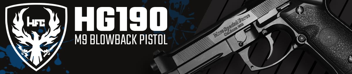 HG190 ABS Gas Airsoft Pistol