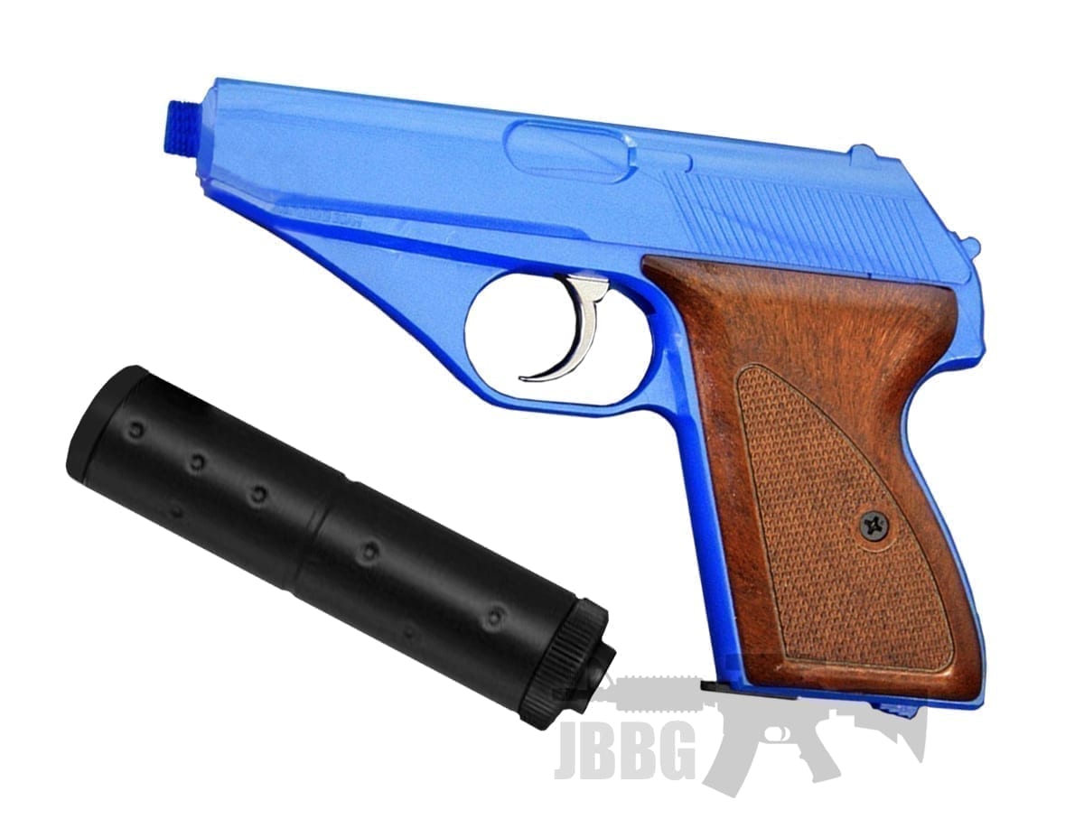 HG106S Airsoft Pistol with Silencer Just BB Guns