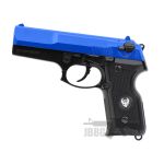 hg160 semi auto airsoft pistol blue pistol 1
