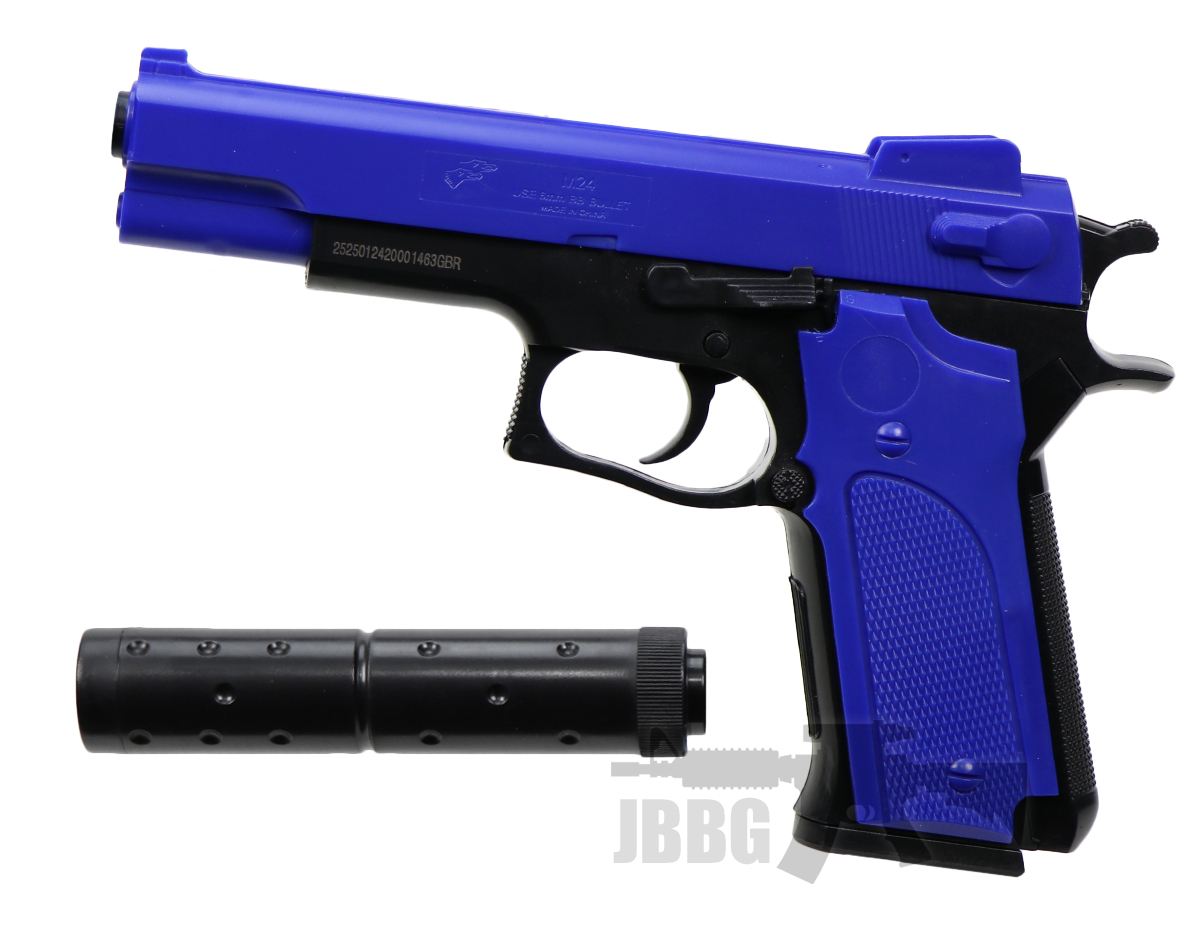 M24 Airsoft Pistol with Silencer Just BB Guns