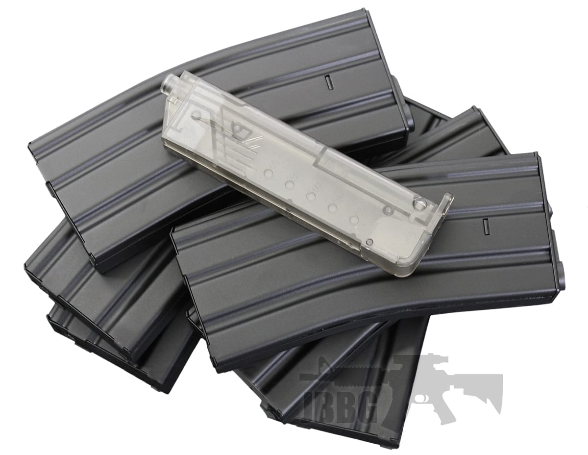 SRC M4 X6 Low Cap Mag Set Just BB Guns
