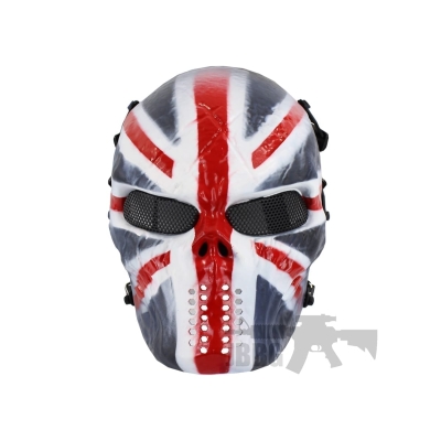 Painted Skull Airsoft Team Mask