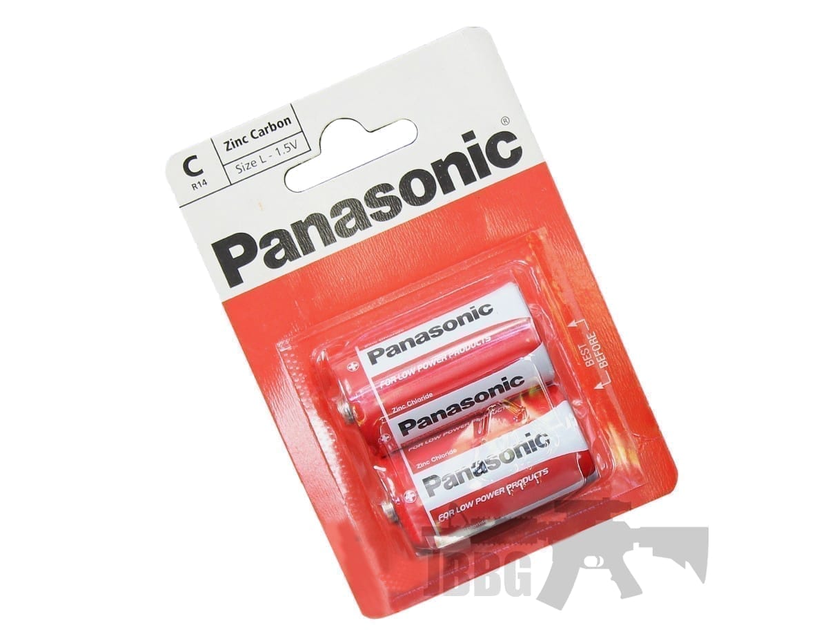 Panasonic R14 C Batteries Just BB Guns