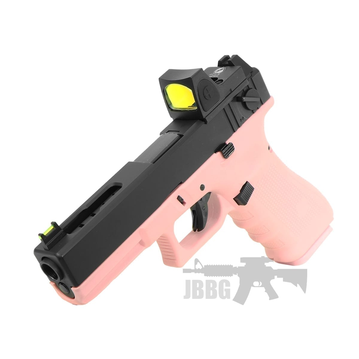 Raven EU18C Airsoft GBB Pistol Pink with BDS