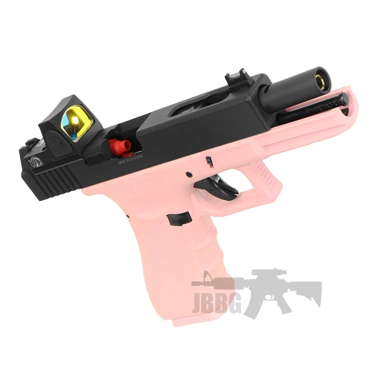 Raven EU17 Airsoft GBB Pistol Pink with BDS