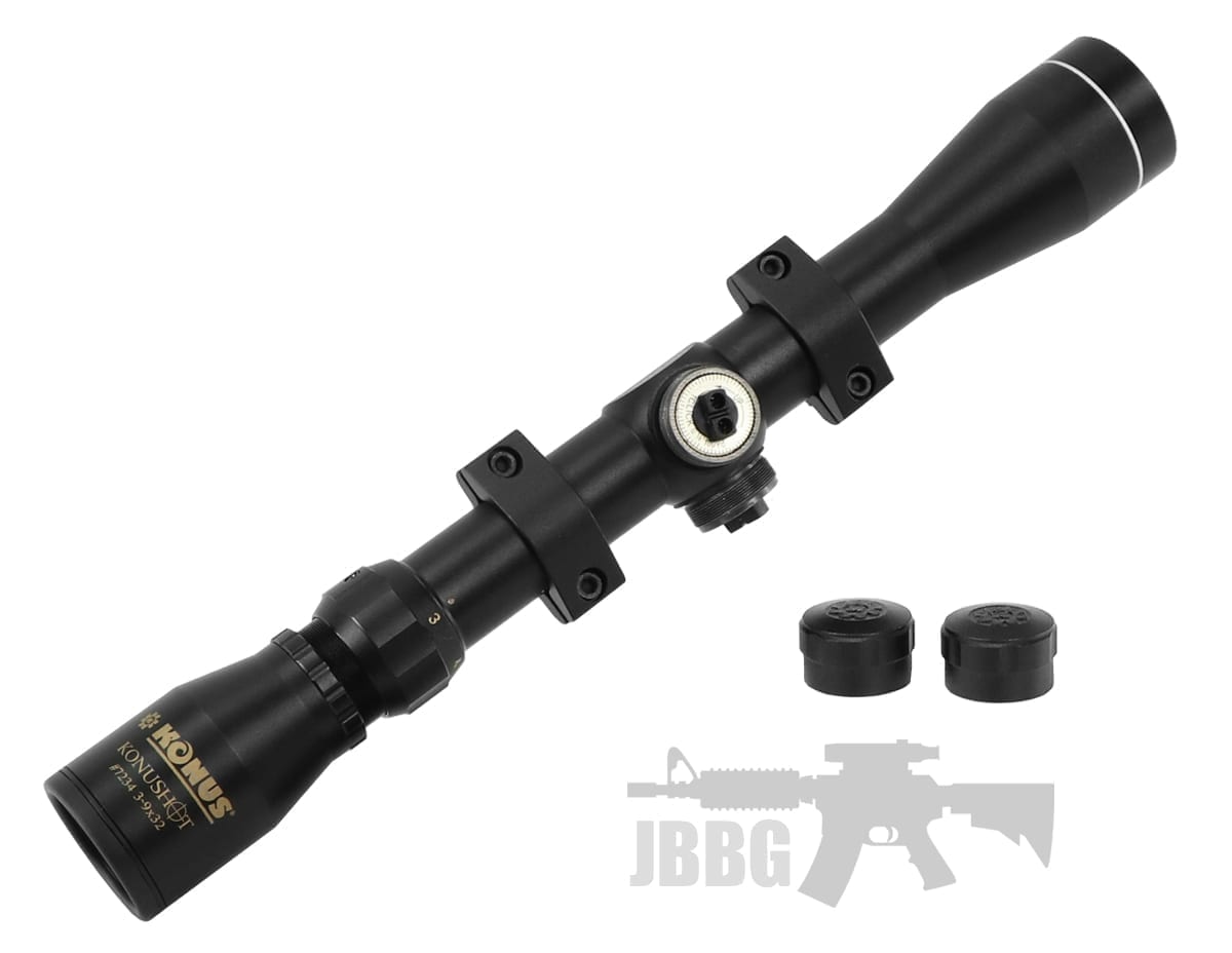 Konus 39x32 Zoom Rifle Scope with Mounts Just BB Guns