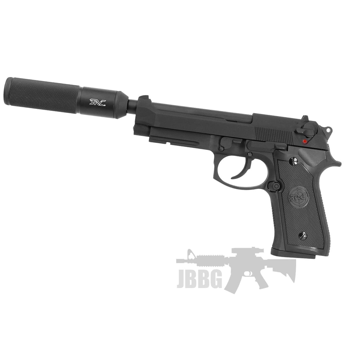 SR92 X2 Gas Airsoft Pistol with Silencer