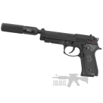 SR92 X2 Gas Airsoft Pistol with Silencer