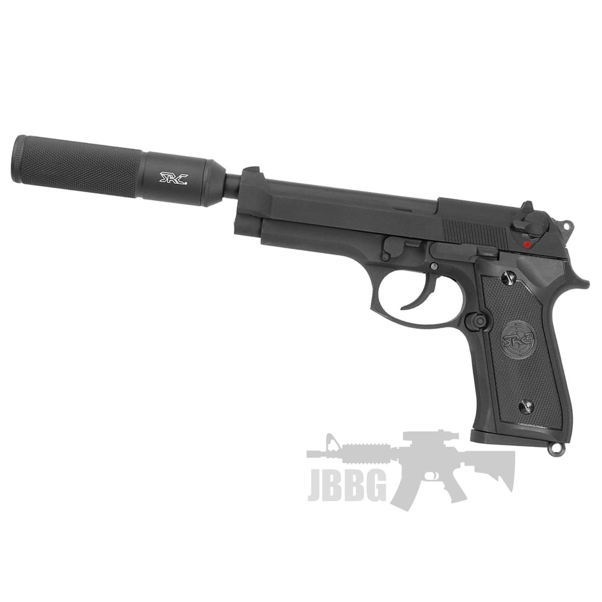 SR92 Gas Airsoft Pistol with Silencer
