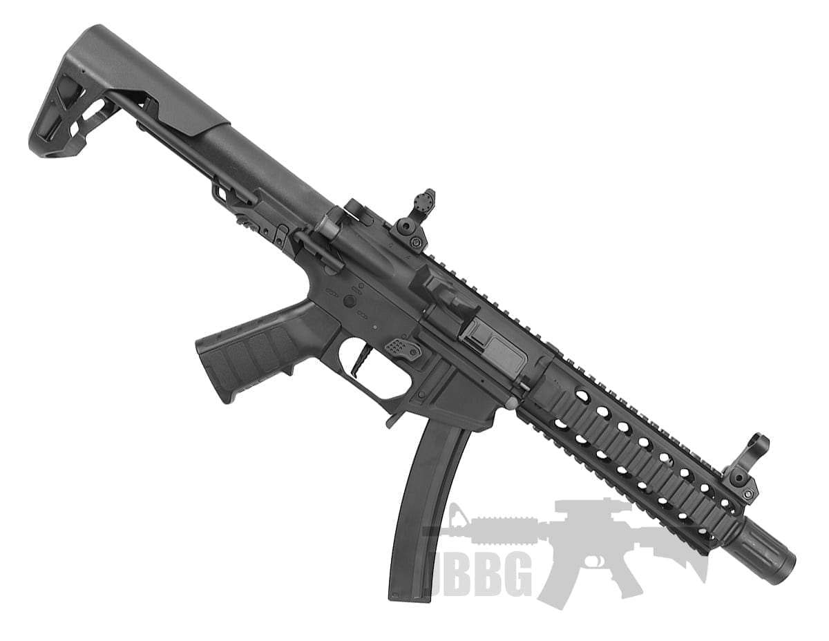 King Arms PDW 9mm SBR Long Airsoft AEG Rifle