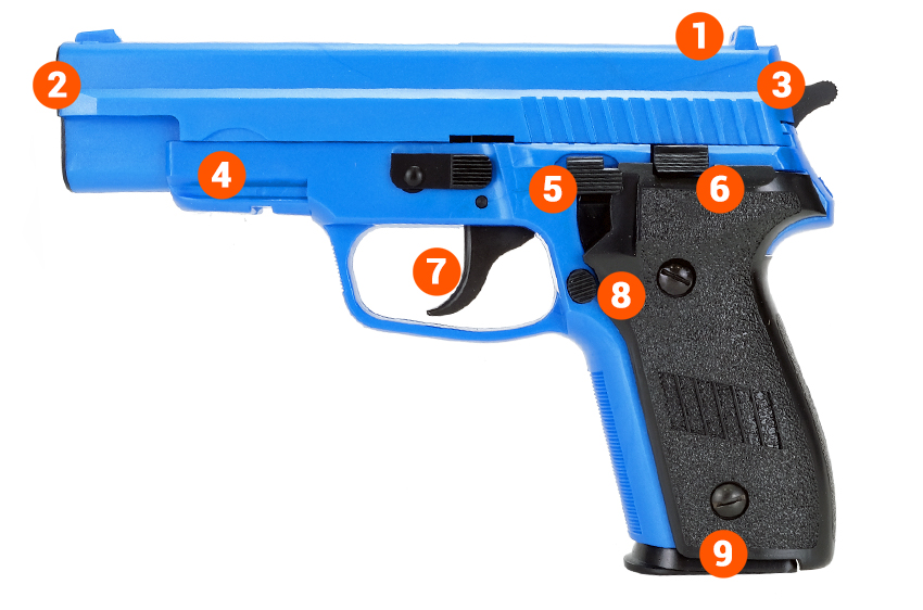 HA116 Spring Airsoft BB Pistol Info BL