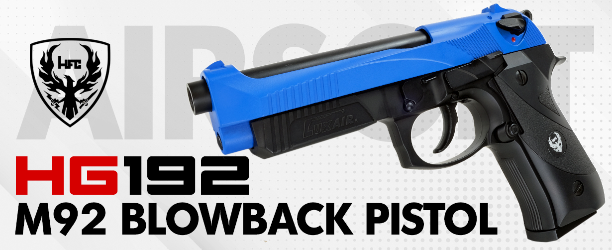 HG192 gas Airsoft Pistol ban 1 Blue