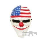 Stars and Stripes Clown Mask