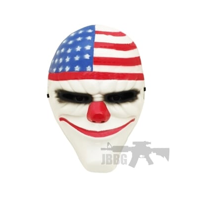 Stars and Stripes Clown Mask