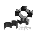 Rifle Scope Mount with Accessory Ring and Weaver Rail Mounts