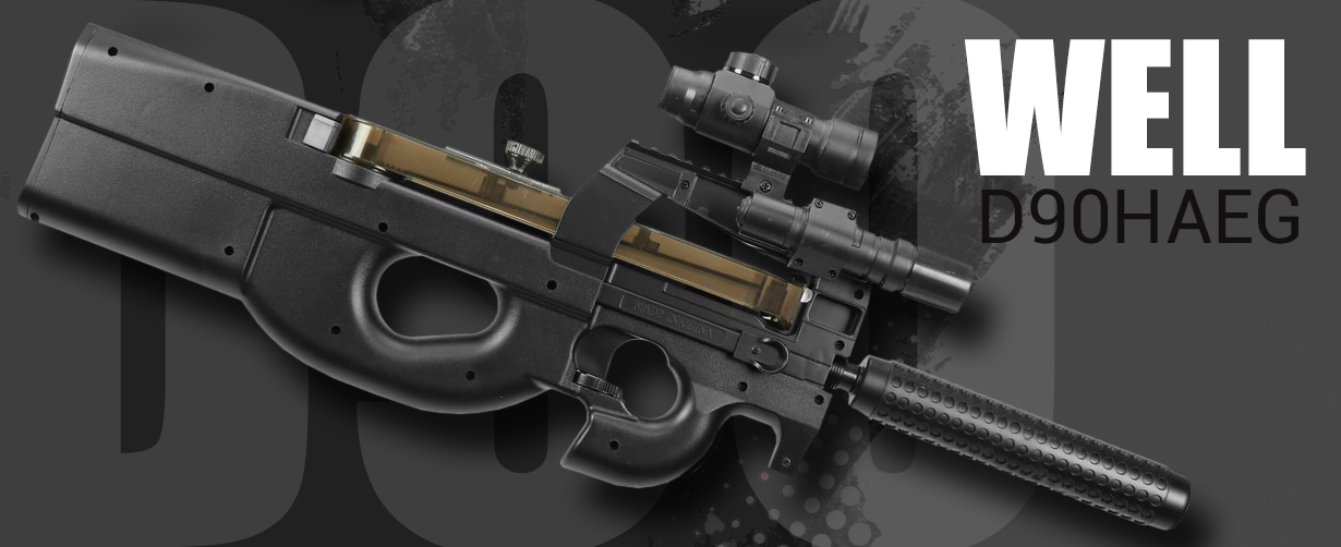 Well D90H D90 AEG Airsoft BB Gun Set Just BB Guns