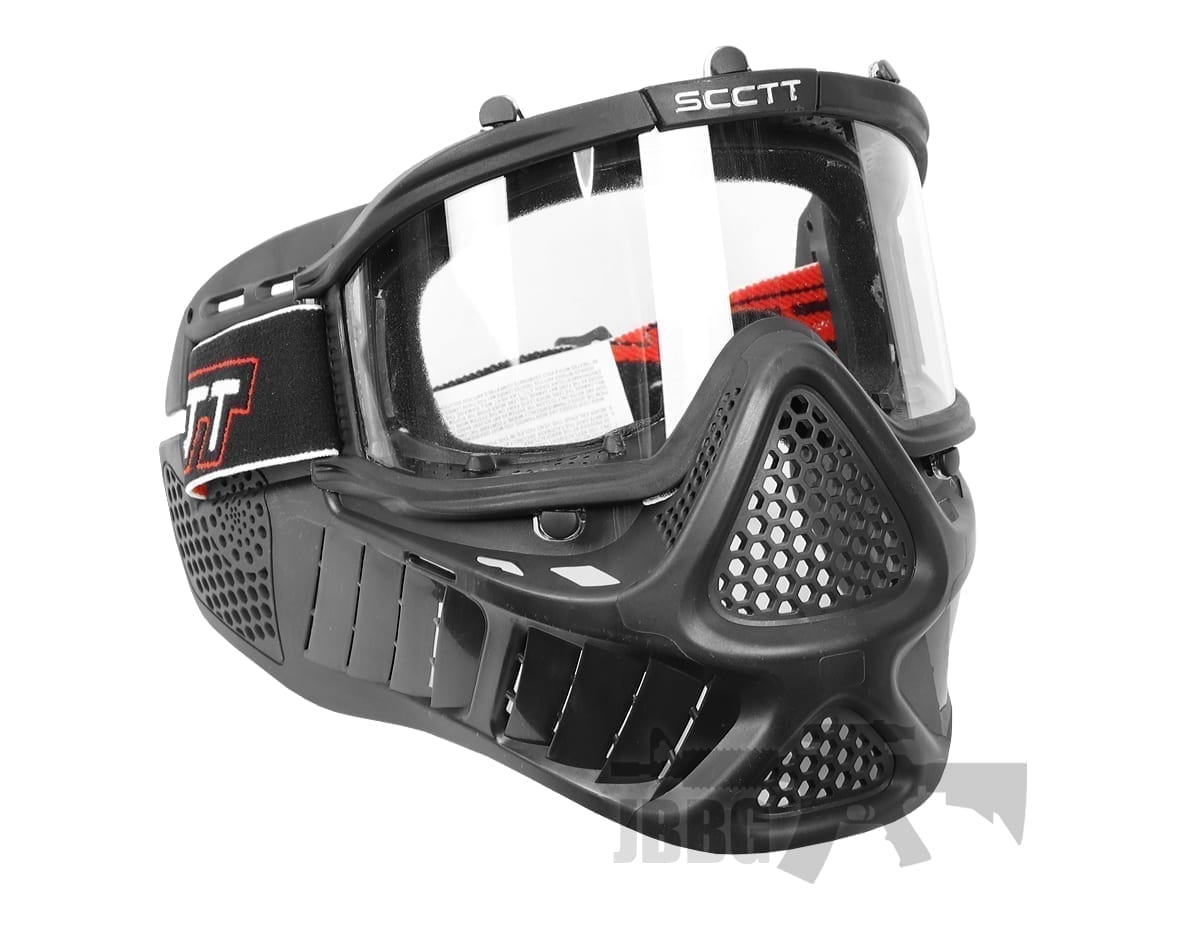 Combat Airsoft Mask Black Just BB Guns