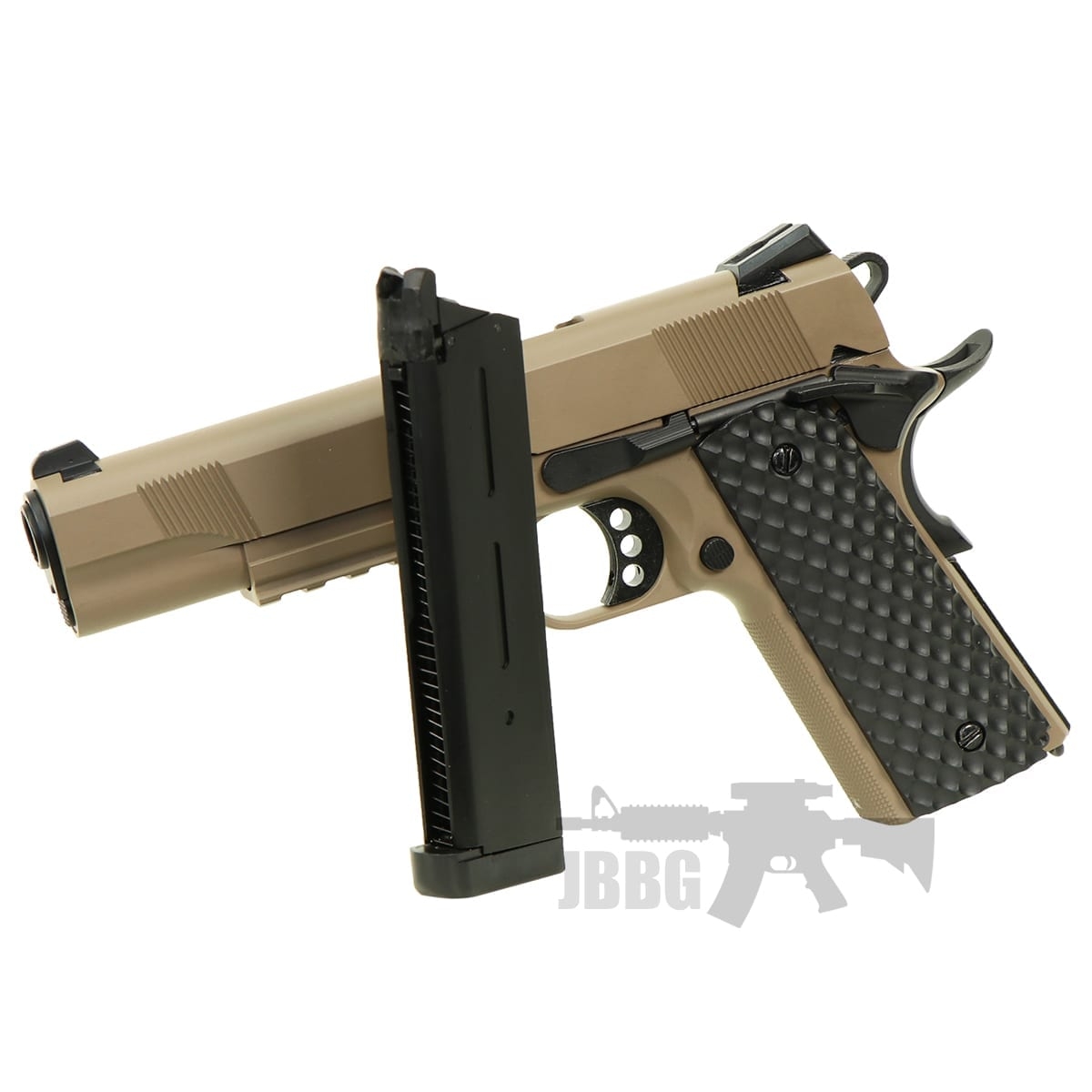 Raven MEU 1911 Airsoft GBB Pistol with Rail