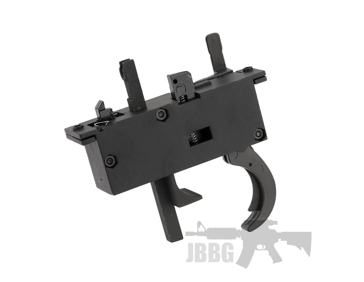Kit Grilletto In Acciaio Inox Per Fucili Softair – Compatibile VSR-10, MB03, BAR-10, APS2 – Peso 138g