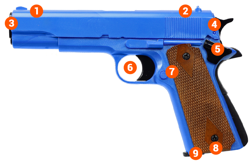  hg-121 Airsoft pistola de gas (1911 réplica) (Airsoft