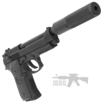 SR92 X2 Gas Airsoft Pistol with Silencer 34