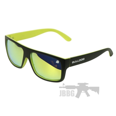 Bulldog Sport Sunglasses Black Yellow