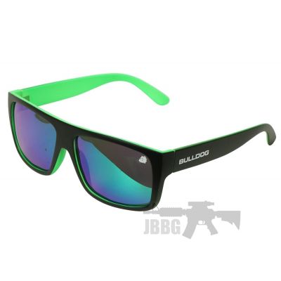 Bulldog Sport Sunglasses Black Green