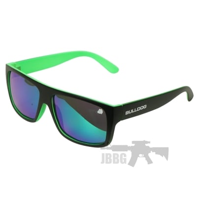 Bulldog Sport Sunglasses Black Green