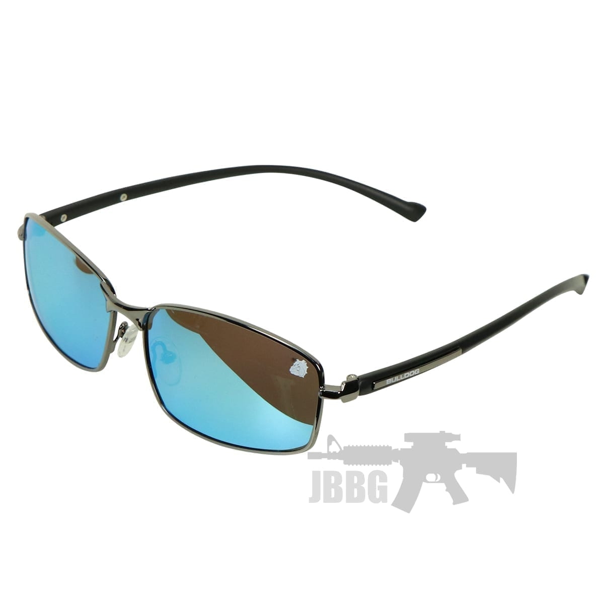 Bulldog Geomatric Sunglasses Black Green
