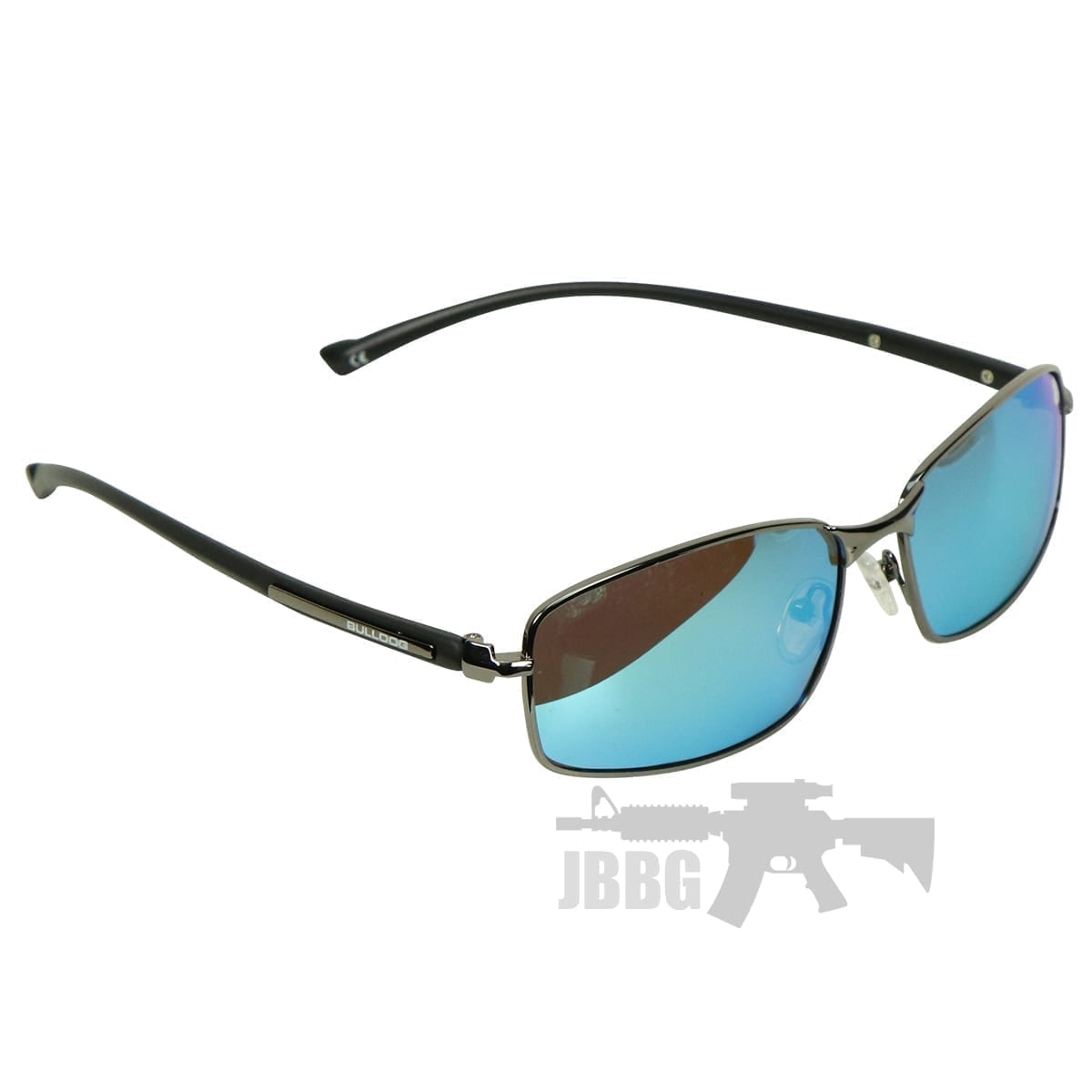 Bulldog Geomatric Sunglasses Black Green