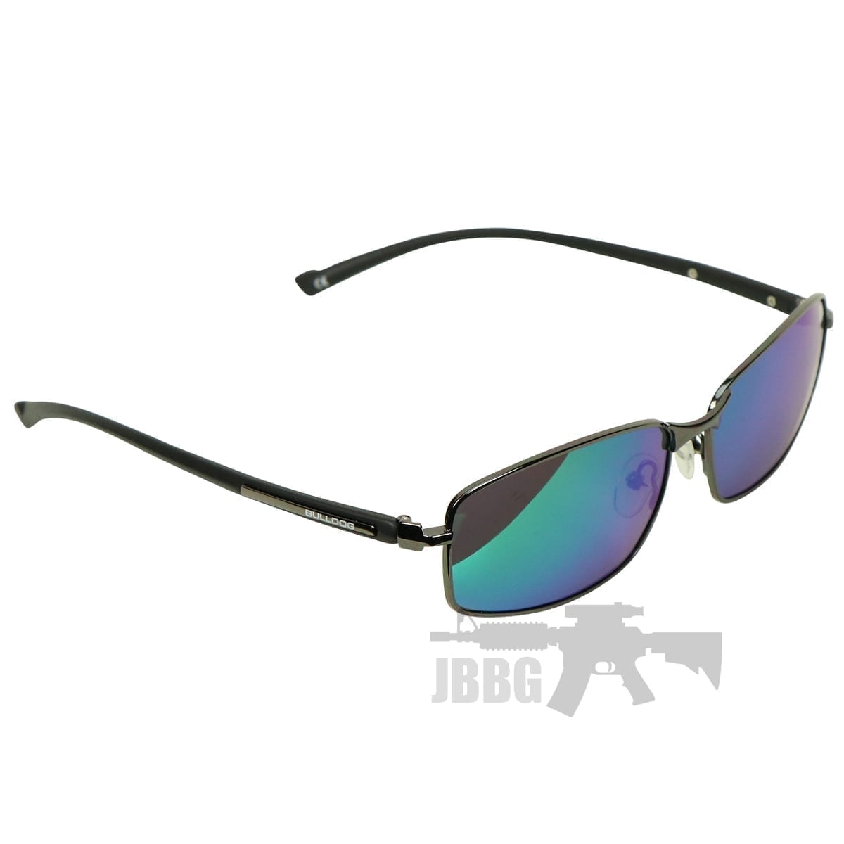Bulldog Geomatric Sunglasses Black Blue