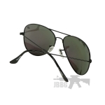 Bulldog Aviator Sunglasses Black Blue