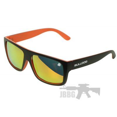 Bulldog Sport Sunglasses Black Orange