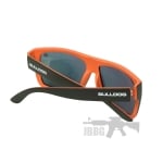 Bulldog Sport Sunglasses Black Orange