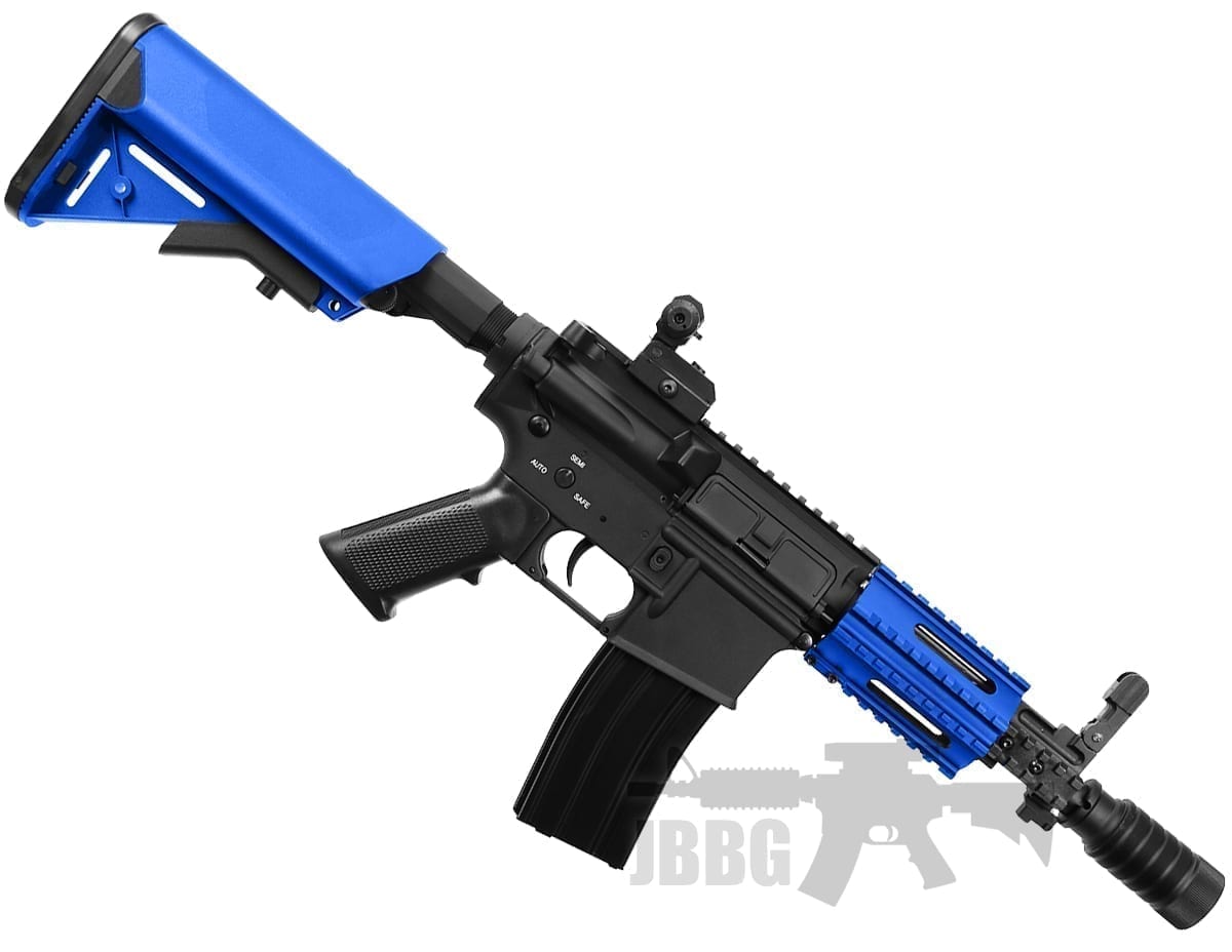 m4 micro ebb airsoft gun blue