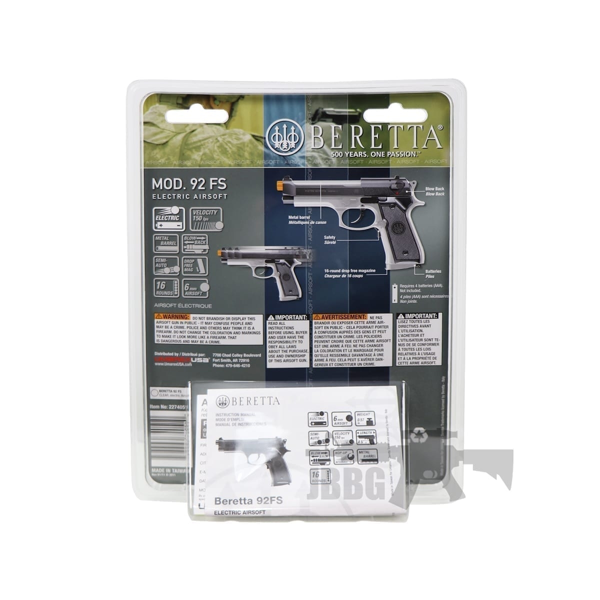 Beretta 92FS Airsoft Electric Pistol