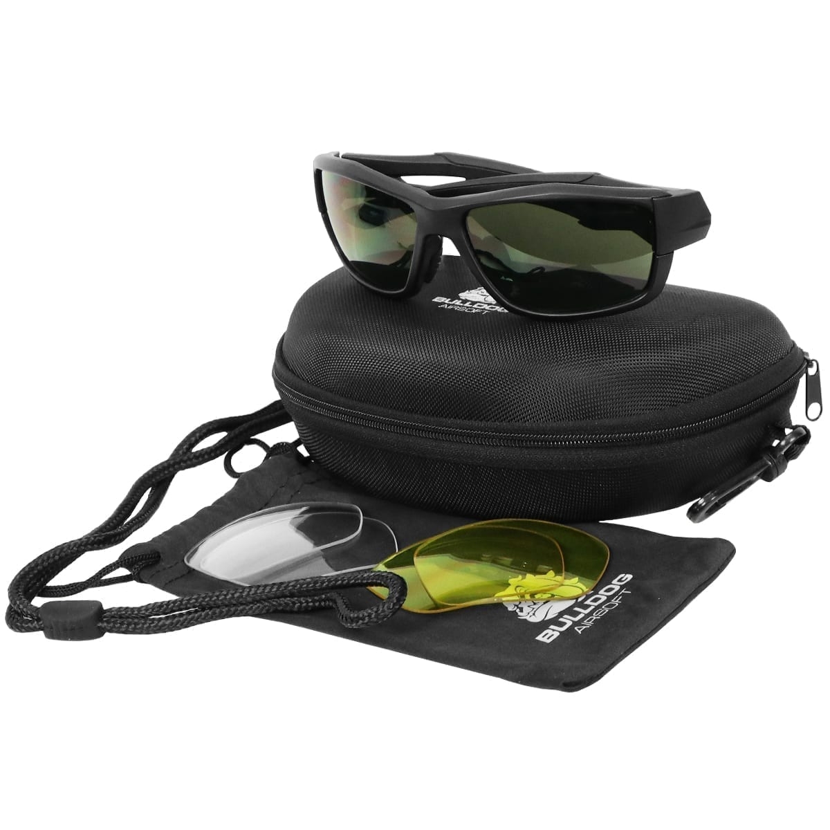 Bulldog Square Sport Shooting Glasses DDD