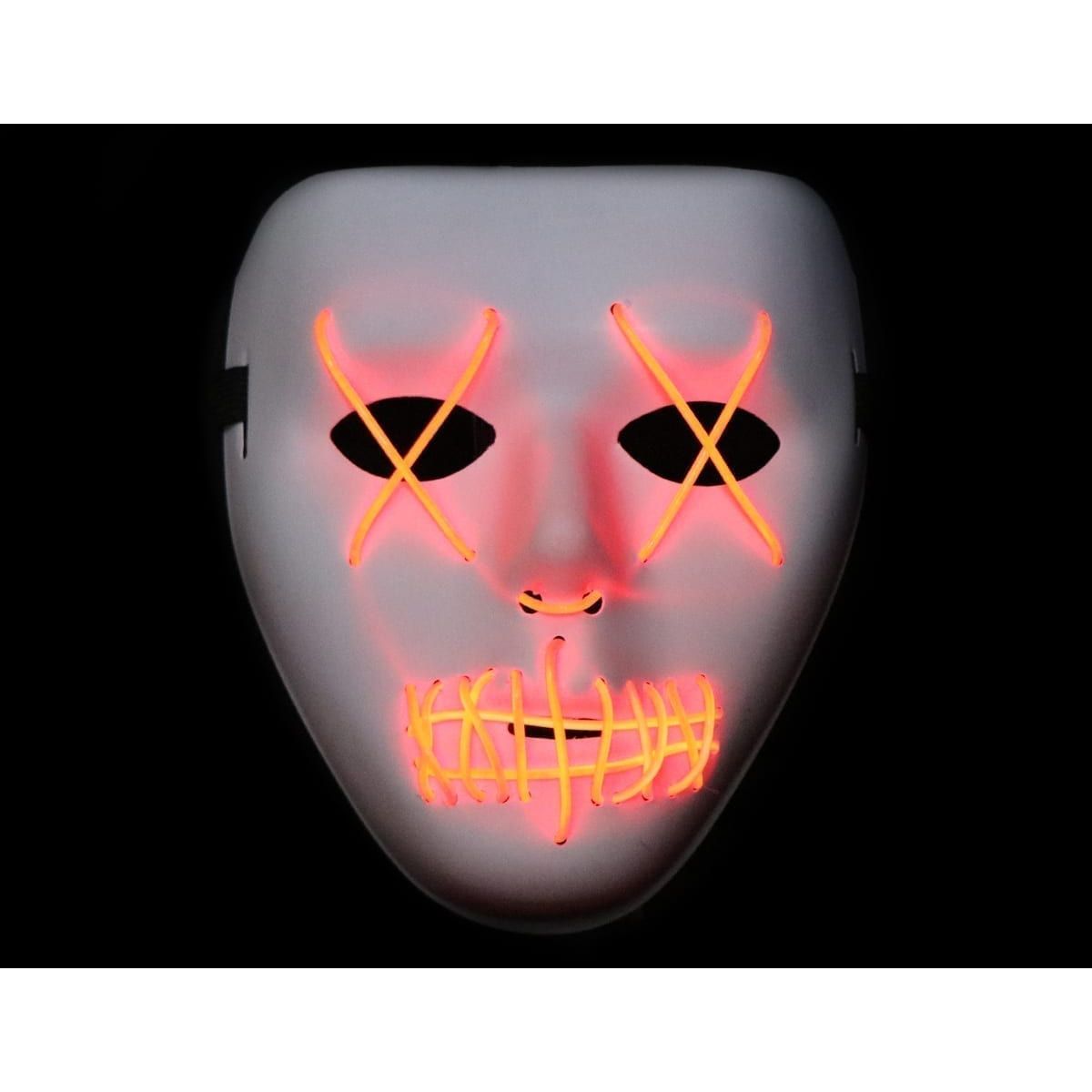 LED Purge Mask White X - Just BB Guns
