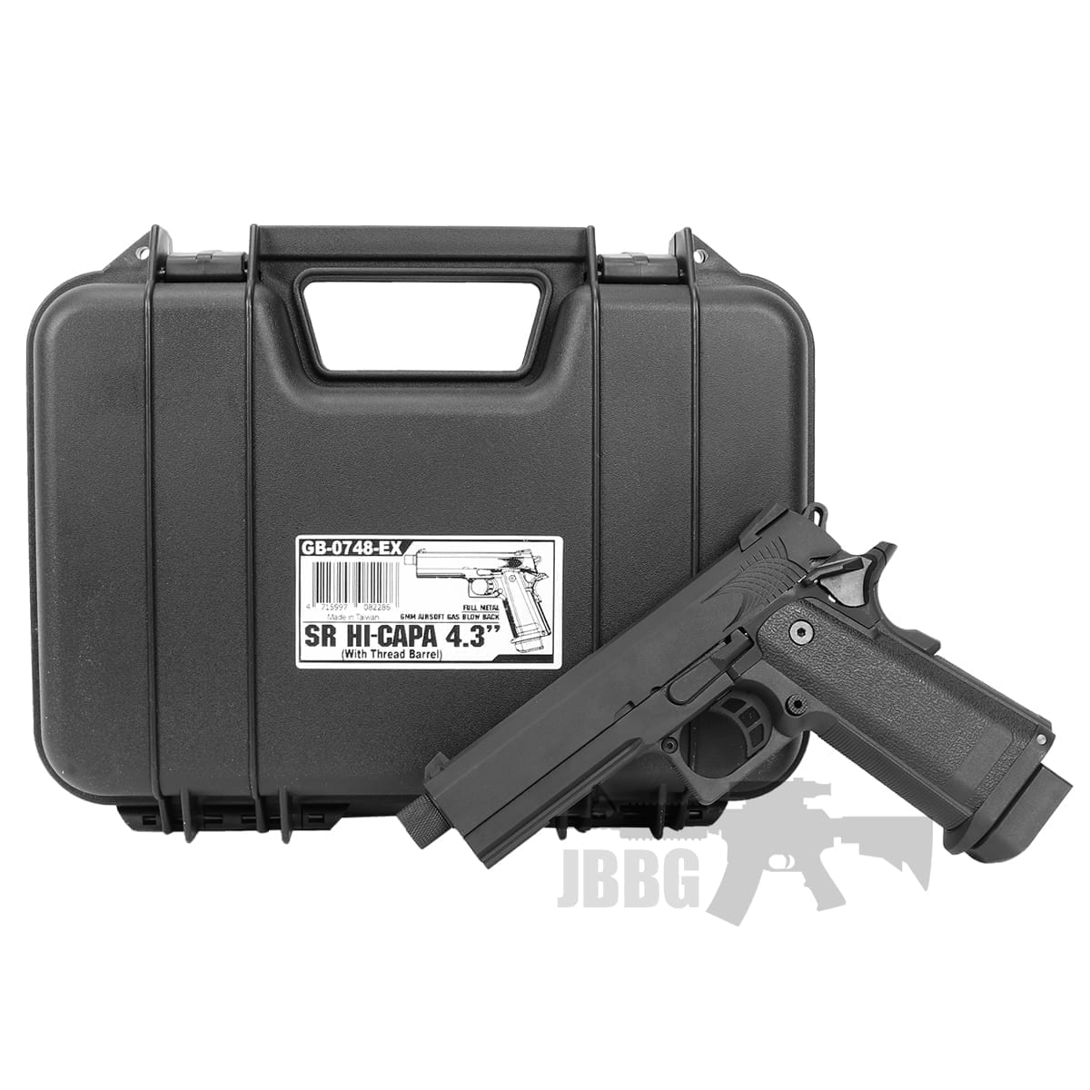 SRC Hi-Capa 4.3 Co2 Airsoft Pistol – BLACK