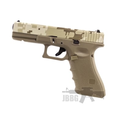 Raven EU17 GBB Airsoft Pistol Digi Camo Tan