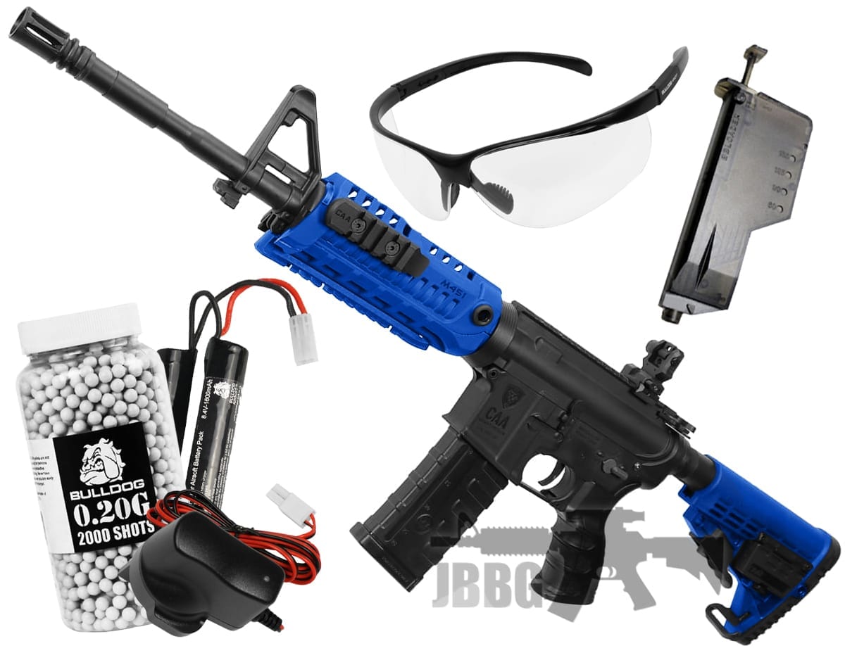 King Arms CAA AEG Bundle Offer Airsoft Gun Set Just BB Guns