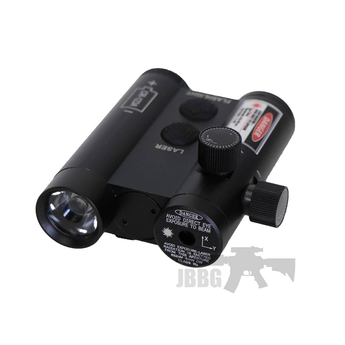 Military Grade Dual Laser and Flashlight Combo Rail Unit