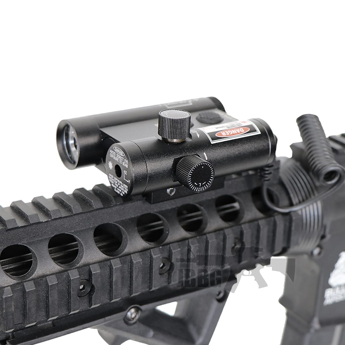 Military Grade Dual Laser and Flashlight Combo Rail Unit