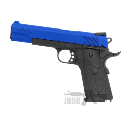 SR1911 MEU Gas Full Action Blowback Airsoft Pistol BL